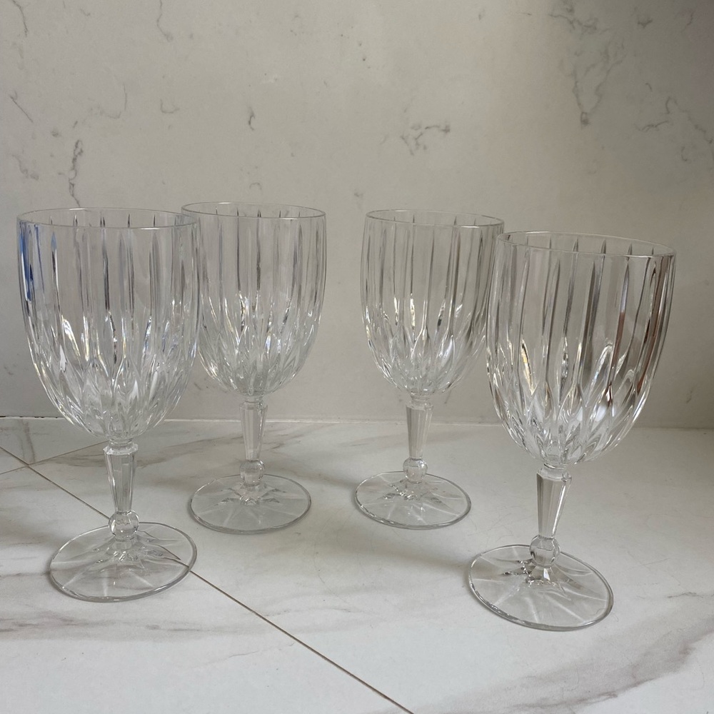Set Of 4 Lexington Avenue By Mikasa 8" Iced Tea/Water Goblet